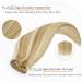 Hair Extensions 120G Real Hair Extensions Clip in Human Hair Natural Silky Straight Hair Extensions Balayage Clip in Hair Extehsions Golden Brown P8/613 Mixed Bleach Blonde Hairpiece (Size : 22inches 22inches 120g/Set - Buy Online on GoSupps.com