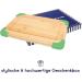 Small Fox Children's Bamboo Board - Non-Slip Animal Alphabet for Fun Learning | Eco-Friendly Gift Box - Green - Buy Online on GoSupps.com