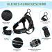 Eyein No-Pull Dog Harness with Leash Adjustable Padded & Reflective for Small to Large Pets Black (M) - Buy Online on GoSupps.com