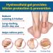 Bladder Pavement Heel Cushions (20 Pieces) - Invisible Hydrocolloid Gel for Pain Relief in Toes Forefoot & Heel - International Shipping Available - Buy Online on GoSupps.com