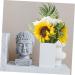 Zerodeko Sunflower Bouquet Artificial Sunflower Flower Artificial Flower Bundles Sunflower Bridal Bouquet Decor Sunflowers Artificial Flowers Wedding Ornaments Bride White Plastic - Buy Online on GoSupps.com