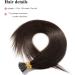 22" Pre Bonded Human Hair Extensions I Tip 0.5g*100 Strands #2 Dark Brown (50g) - Buy Online on GoSupps.com