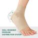 Welnove Achilles Tendonitis Heel Protector Socks - Compression Support & Gel Padded Sleeve for Bursitis Tendonitis Relief - 1 Pair Beige - Buy Online on GoSupps.com
