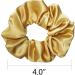 12 Pieces Silk Hair Scrunchies - Elastic Hair Bobbles Scrunchy FOR Women girls satin Hair Ties Ponytail Holder for Thick Thin Curly Hair 6 Colors (Natural) - Buy Online on GoSupps.com