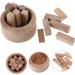Buy Wood Diffuser Set - Stylish Essential Oil Diffuser for Home & Office | Beauty Salon Decor & Aromatherapy - Buy Online on GoSupps.com