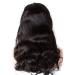 ZILING Brazilian Body Wave 4x4 Lace Closure Wig 16 Pre Plucked 150% Density - Natural Color Human Hair for Black Women - Buy Online on GoSupps.com