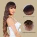 Testar 28 Inch Brown Wigs - Long Curly Synthetic Heat-Resistant Wig for Women | Dark Brown & Light Brown Mixed Ponytail | Perfect for Daily Wear & Cosplay - Buy Online on GoSupps.com