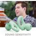 Everyday Earplugs - Ultra Soft Customizable Noise Protection for Sleep & Travel - Up to -30dB Reduction Reusable & Sustainable (Mint - Buy Online on GoSupps.com