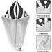 Super Absorbent Pattern Hair Towel 2 Pack - Quick Dry Hair Turbans with Button Wrap for Women & Girls - Ideal for All Hair Types - Buy Online on GoSupps.com