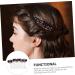 Angoily prom European and American Wedding dress bride wedding accessories rhinestones Hair piece vintage the photo comb dress headgear colored Glass Hair up - Buy Online on GoSupps.com