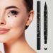 Stamp Eyeliner | Smudge Proof Ultra Thin Tip Waterproof Liquid Eyeliner - Double Headed Eye Cosmetics for Travel Dance Parties Black Eye Liner for for Beginners Pochy - Buy Online on GoSupps.com