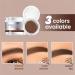 Eyebrows Enhancer Brows Cream Gel Waterproof Brow Pomade Long Lasting for Natural Looking Eyebrow Makeup Natural Eyebrow Makeup for All Brow Shapes (03 Black Tea) - Buy Online on GoSupps.com
