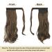 SOFEIYAN 15 Inch Brown Curly Ponytail Extension - Heat Resistant Synthetic Hairpiece for White & Black Women - Buy Online on GoSupps.com