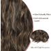 Invisible Wire Hair Extensions Clip-in Natural Wavy Synthetic 20 inch Honey Bronde - Adjustable Size - Long Curly Secret Hair Piece for Women - Buy Online on GoSupps.com