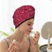 Quick-Dry Pink Glitter Hair Towel Wrap | Towel Turban for Effortless Hair Drying - Buy Online on GoSupps.com