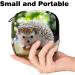 Buy Cute Hedgehog Menstrual Pad Bag with Zipper | Stylish Tampon Pouch for Women & Girls | International Shipping Available - Buy Online on GoSupps.com