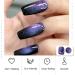 Gel Nail Polish Glitter Cat Eye Gel Nail Varnish Sparkly Purple UV/LED Soak-Off Gel Nail Varnish Highly Pigmented 9D Magnetic Nail Gel Shimmer Galaxy Nail Art Salon DIY Gifts - Buy Online on GoSupps.com