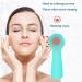 Silicone Electric Facial Cleansing Brush | Waterproof Heated Sonic | 4 Modes for Deep Cleaning & Exfoliating | Blackhead Removal | Mother's Day Gift | Green - Medium - Buy Online on GoSupps.com
