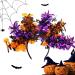 Halloween Headbands | Pumpkin Ghost Bat Skeleton Colorful Wool Strips Halloween Hair Bands - Favors Halloween Accessories for Adults Cosplay Dress Up - Buy Online on GoSupps.com