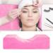 Sanon eyelash extension neck pillow extra soft u-shape memory foam pillow beauty makeup curve pillow for home salon props eyelash extensions (pink)