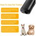 LED Ultrasonic Dog Repeller and Trainer Device 3 in 1 Anti Barking Stop Bark Handheld Dog Training Device (Black) - Buy Online on GoSupps.com