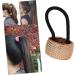 MERRYHAPY Ponytail Cuff Clear Elastic Hair Bands Ponytail Holder Gold Hair Accessories Hair Ties for Women Ponytail Tie Women Hair Accessories Beads for Braids Wig Girl Women's - Buy Online on GoSupps.com