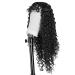 24 Inch Deep Curly Wig for Black Women with Bangs - High Density Synthetic Full Wig in Natural Black Color - Layered Afro Style - Pack of 1 (1B) - Buy Online on GoSupps.com
