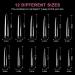 AORAEM Clear Extra Long Stiletto False Nail Tips 120 Pcs - 12 Sizes Acrylic Fake Nails - Buy Online on GoSupps.com