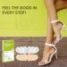 Buy Bukihome Metatarsal Pads for Women - 6 Pairs Ball of Foot Cushions & Heel Inserts for Pain Relief - Clear & Beige Large - Buy Online on GoSupps.com