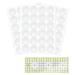 Non Slip Grips for Quilting Rulers Quilt Templates, Birllaid Non-Slip Adhesive Rings True Grips for Sewing Rulers 144 Pack(72 Large & 72 Small)