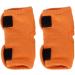 2Pcs Adjustable Dog Cat Leg Brace Elastic Warm Knee Pads for Surgery Wound Support and Stability for Injury Recovery Prevent Licking (Orange) - Buy Online on GoSupps.com
