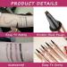 Gray Black Eyebrow Pencil Micro-Fork Tip Brow Pen - Waterproof & Long-Lasting - Buy Online on GoSupps.com