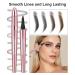 Liquid Eyebrow Pencil - Water & Sweat Resistant Four Forks Design for Natural Brows (Black) | International Shipping - Buy Online on GoSupps.com