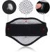 Neck Support with 9 Self-Heating Magnets | Adjustable Unisex Neck Warmer for Pain Relief & Cold Protection | Magnetic Therapy Bandage in Black - Buy Online on GoSupps.com