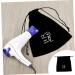 Mikinona 3 Pcs Hair Dryer Storage Bag Hair Straightener Bag Travel Hair Blow Bag Hair Dryer Bag Black Flannel - Buy Online on GoSupps.com