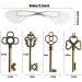 SANNIX Vintage Skeleton Keys Charms with Dragonfly Wings - DIY Jewelry Making Kit for Wedding Party Favors and Decor - Buy Online on GoSupps.com