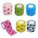 6 Rolls Vet Wrap Cohesive Bandages Dog Bandage Pet Dogs Leg/Ear/Knee/Ankle/Paws Wound Tape Self-Cohesive Cover Wraps for Cat Horses Canine Care Wounds Dressings Adhesive Elastic Comfy Gauze Bandanas Patterned