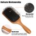 olelo Natural Wooden Paddle Hair Brush - Eco-Friendly Beech Scalp Massage Brush for Thick, Curly, Thin, Long, Short, Wet or Dry Hair - Square Black - Women, Men, Kids - 1 Count - Buy Online on GoSupps.com