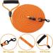 Vivifying Long Dog Leash 20ft Reflective Dog Training Leash for Outside and Yard Floating Long Line Lead with Soft Handle for Camping Hiking Swimming Beach and Lake(6M Orange) - Buy Online on GoSupps.com