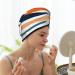 Colorful Pastel Stripes Microfiber Hair Towel - Soft & Super Absorbent Quick Dry Wrap for Long Curly Thick Hair | Ideal for Women - Buy Online on GoSupps.com