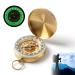 Compass children portable compass pocket compass waterproof pocket compass made of brass with fluorescence and navigation tools for outdoor activities such as camping also hike type 1