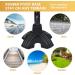 JUNRA Adjustable Folding Walking Cane with LED Light | Portable Foldable Stick for Seniors | Quad Base for Balance | Men and Women - Buy Online on GoSupps.com