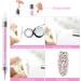Sularpek 1500 Pcs Rhinestones Set | 6 Sizes Flat Back AB Clear Crystal Gems with Tools for Nail Art, Crafts & Face | Includes Pick Up Tweezers & Dotting Pen - Buy Online on GoSupps.com