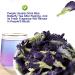 PlantGift Butterfly Pea Flower Tea 40G/1.41Oz Premium Dried Flowers for Drinks and Food Coloring Purple Violet Clitoria Ternatea Vegan Herbal Tea - Buy Online on GoSupps.com
