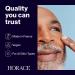 HORACE Vitamin C + Glycolic Acid Face Serum for Men Brightening Facial Treatment for Dull Skin Radiance Boost and Even Complexion Vegan Skincare for All Skin Types Unscented 30ml - Buy Online on GoSupps.com