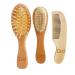 Wooden Baby Comb and Brush Set for Gentle Baby Care - Newborns to Toddlers - Buy Online on GoSupps.com