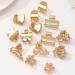 14Pcs Gold Small Claw Hair Clips for Thin/Medium Thick Hair - Non-slip Hair Accessories for Women and Girls - Buy Online on GoSupps.com