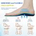 Buy Orthotic Insoles for Plantar Fasciitis | Heel Pain Relief & Arch Support | Shock Absorption for Flat Feet - XL Blue - Buy Online on GoSupps.com