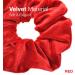 2 PCS Premium Large Red Velvet Hair Scrunchies for Women, Girls, and Kids - Buy Online on GoSupps.com