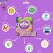For Aisha Oaty Bars Blueberry & Lime 30 Bars - Halal, Vegan, Nut Free, Gluten Free, Dairy Free | 100% Natural Ingredients - Baby & Toddler Snacks - Buy Online on GoSupps.com